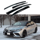 Fit 2018-2026 Toyota Camry 3D Mugen Style Vent Window Visors Rain Sun Wind Guards Shade Deflectors-1