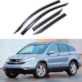 Rain Guard & Visors - Chrome Trim | Fits Honda CR-V ( 2007-2011 )