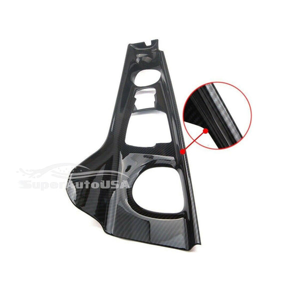 Fits 2018-2022 Toyota C-HR CHR Gear Shift Box Panel Cover Trim (Carbon Fiber Print)