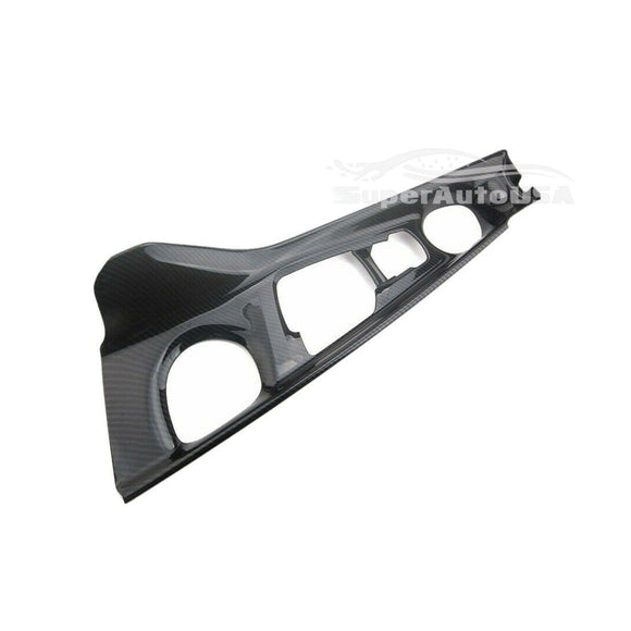 Fits 2018-2022 Toyota C-HR CHR Gear Shift Box Panel Cover Trim (Carbon Fiber Print)