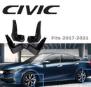 Guardabarros guardabarros negro para Honda Civic Sedán 2017-2021 -1