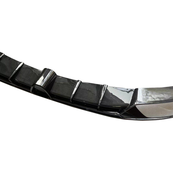 Fit 2018-2023 Honda Accord Sport Rear Diffuser Spoiler w/ LED Brake Light (Carbon Fiber Print)