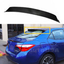 Fit 2014-2019 Toyota Corolla Sedan Rear Roof Window Spoiler Deflector-1