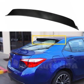 Fit 2014-2019 Toyota Corolla Sedan Rear Roof Window Spoiler Deflector