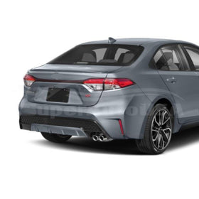 Fits 2020 2021 Toyota Corolla SE XSE Rear Lower Bumper Valance Diffuser