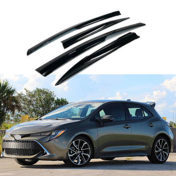 Se adapta a Toyota Corolla Hatchback 2019-2022, viseras para ventanas con ventilación estilo Mugen 3D, protectores contra la lluvia, el sol y el viento, deflectores de sombra 