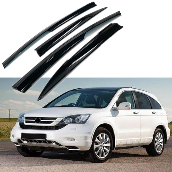 Se adapta a Honda CRV 2007-2011, viseras para ventanas con ventilación estilo Mugen 3D, protectores contra la lluvia, el sol y el viento, deflectores de sombra 