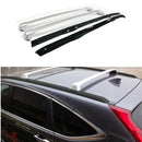 Fit 2012-2016 Honda CRV CR-V Black Silver Roof Rack Side Rail Bar Cross Bar Set-1