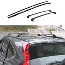 Fit 2012-2016 Honda CRV CR-V Black Bolt On Roof Rack Side Rail Bar Cross Bar Set-1