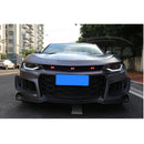 Fit for 2016-21 Chevrolet Camaro ZL1 Trims Front Upper Bumper Grille LED (Black)-3