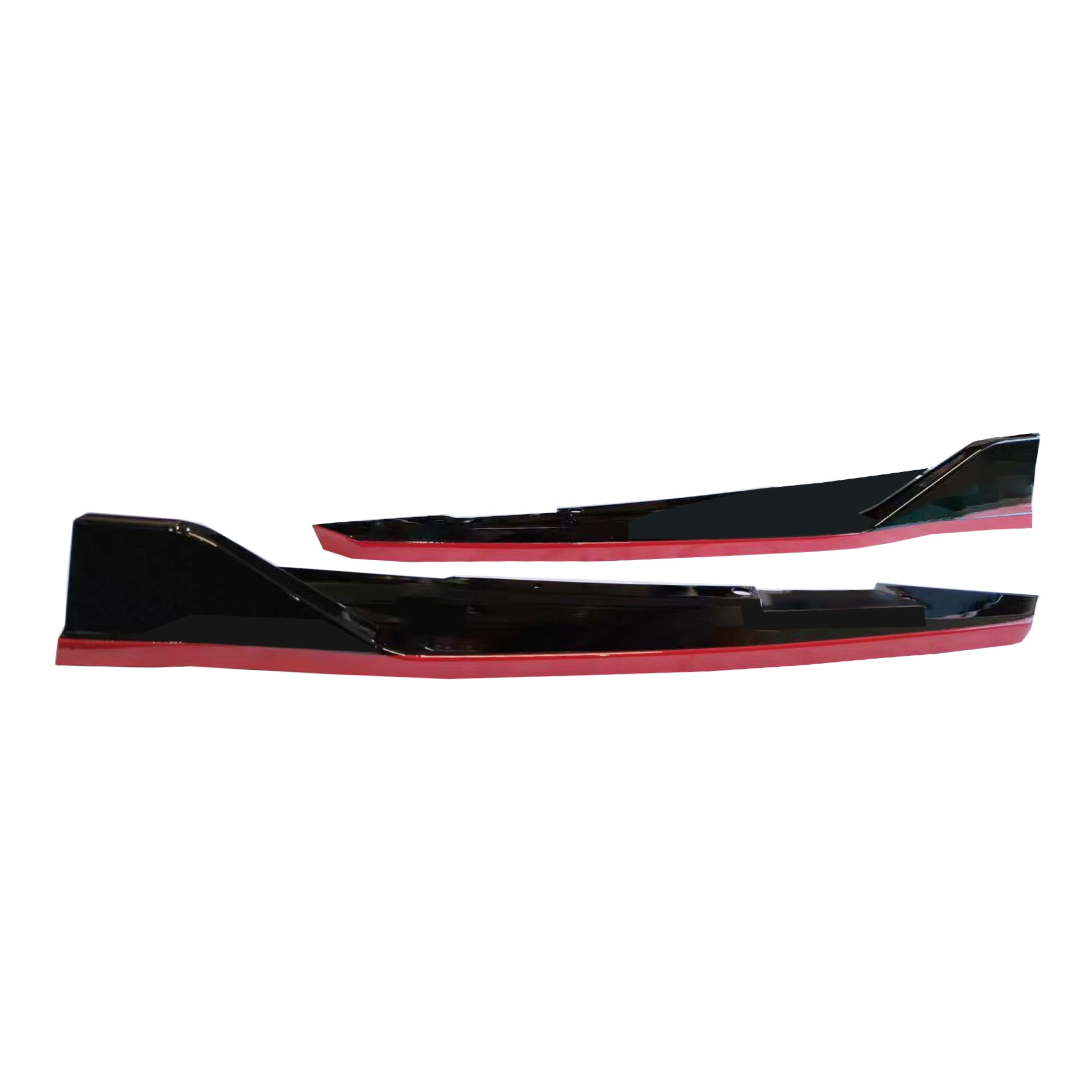 Buy gloss-black-with-red-trim Fits 2018-2024 Toyota Camry TRD Style Rear Splitters Corners (4 Color Choices)