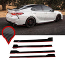 Fit 2018-2024 Toyota Camry 4 pcs set Side Body Skirts-2