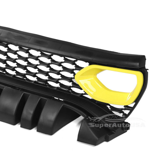 Fits 2015-2020 Dodge Charger SRT Scat Pack Front Grille Dual Inlets Air Bezel (Yellow)
