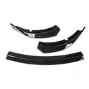 Fits 2015-2022 Dodge Charger SRT RT Front Bumper Lip Spoiler Splitter Body (Black, 3pcs)-5