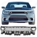 FOR 2015-2022 Charger R/T Scat Pack SRT Style  Mesh Front Grille Grill With LRD RDL Lights-2