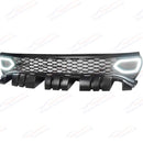 FOR 2015-2022 Charger R/T Scat Pack SRT Style  Mesh Front Grille Grill With LRD RDL Lights-4