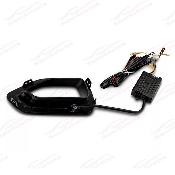 FOR 2015-2022 Charger R/T Scat Pack SRT Style  Mesh Front Grille Grill With LRD RDL Lights