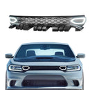 FOR 2015-2022 Charger R/T Scat Pack SRT Style  Mesh Front Grille Grill With LRD RDL Lights-1