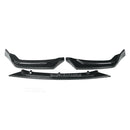 Fits 2017-2021 Honda CIVIC Hatchback Si Front Bumper Lip Spoiler (Carbon Fiber Print)-4