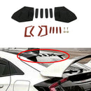 Alerón de techo negro Vortex Type R Hatchback compatible con Honda CIVIC FK4 FK7 5DR Hatchback 2016-2021 -1