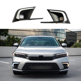 Fit 2022- Honda Civic C-Style LED lights Daytime Running Lights Head Lamp DRL