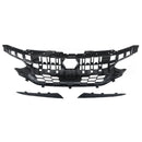 Fit 22-23 Honda Civic Type R Gloss Black Si Style Front Bumper Honeycomb Grille-4