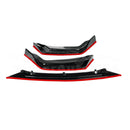 Se adapta al parachoques delantero de alto rendimiento con moldura roja Honda CIVIC Hatchback Si 2017-2021 -3