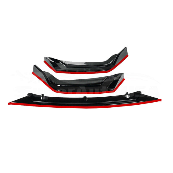 Se adapta al parachoques delantero de alto rendimiento con moldura roja Honda CIVIC Hatchback Si 2017-2021 