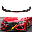 Se adapta al parachoques delantero de alto rendimiento con moldura roja Honda CIVIC Hatchback Si 2017-2021 -1