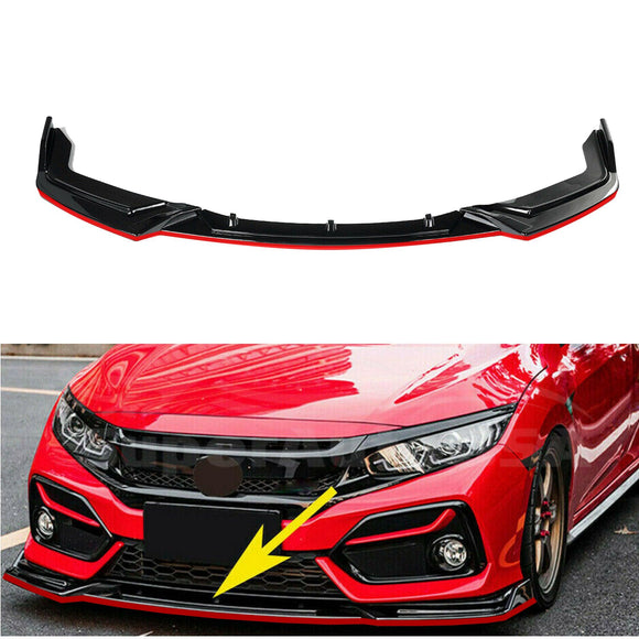 Se adapta al parachoques delantero de alto rendimiento con moldura roja Honda CIVIC Hatchback Si 2017-2021 