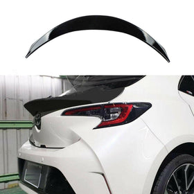 Fit 2019-2022 Toyota Corolla Hatchback Rear Middle Trunk Spoiler (Gloss Black)