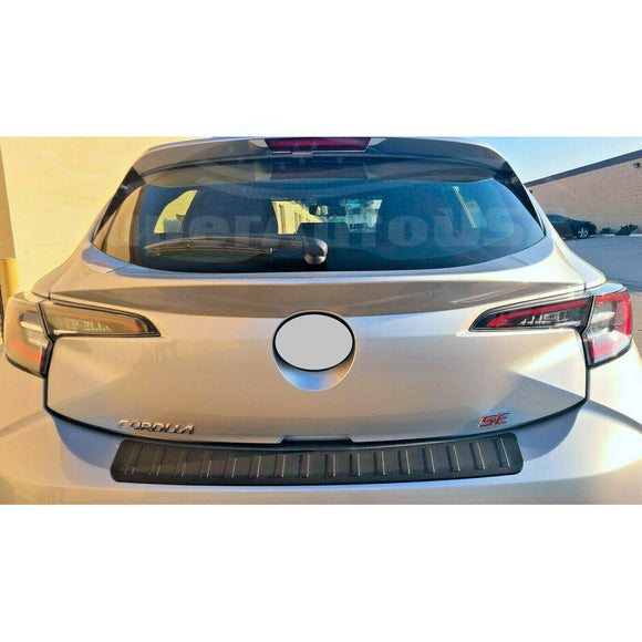 Fit 2019-2022 Toyota Corolla Hatchback Rear Middle Trunk Spoiler (Unpainted / Matte Black)