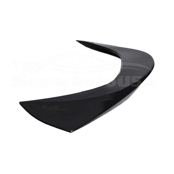 Fit 2019-2022 Toyota Corolla Hatchback Rear Middle Trunk Spoiler (Unpainted / Matte Black)