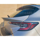 Fit 2019-2022 Toyota Corolla Hatchback Rear Middle Trunk Spoiler (Unpainted / Matte Black)-2