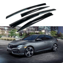Rain Guard & Visors - 3D Mugen Style | Fits Honda Civic ( 2017-2021 )-1