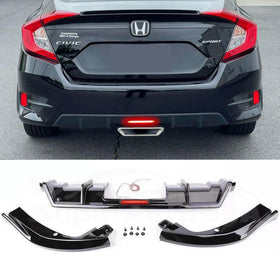 Rear Diffuser & Rear Corners - LED Light  | Fits Honda Civic ( 16-21 )