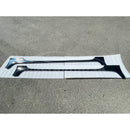Fit 2014-2019 Toyota Corolla TRD PRO Style JDM Side Body Skirts (Glossy Black & White)-4