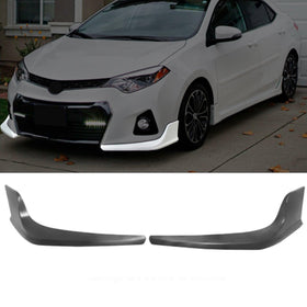 Fits 2014-2016 Toyota Corolla S Models Front Bumper Splitters Garnish Reflectors (Left & Right)