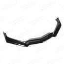 For 20-23 Chevrolet Corvette C8 Gloss Black Z51 Style Side Skirts Front Bumper Lip Set-3