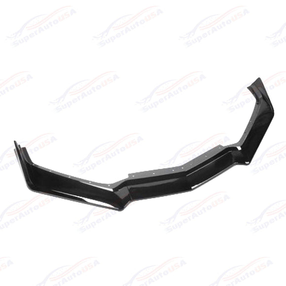 For 20-23 Chevrolet Corvette C8 Gloss Black Z51 Style Side Skirts Front Bumper Lip Set