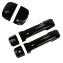 Fit 2007-2021 Toyota Tundra DOUBLE CAP Door Handle Covers Trim (Gloss Black, 2-door)-1