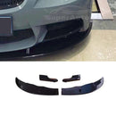 For 2008-11 BMW 3 Series E90 E92 Front Bumper Splitter Spoiler Lip (Gloss Black)-3