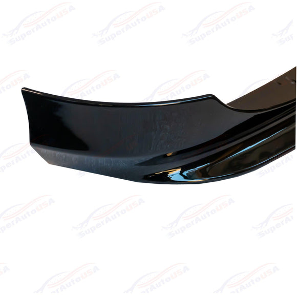 Se adapta a los divisores de labios delanteros estilo OE en negro brillante para BMW E90 Serie 3 4Dr Sedan 05-08 