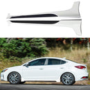 For Hyundai Elantra 2017-2020 JDM Style Side Body Skirts (Glossy Black & White)-1