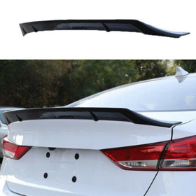 For Hyundai Elantra 2017-2020 JDM Mugen Rear Trunk Wing Spoiler (Unpainted / Matte Black)