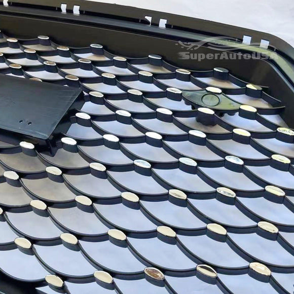 For Hyundai Elantra 2017-2018 Sedan Front Grille Bumper Black Grill (Chrome)