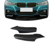Fit 2012-2018 BMW 3 Series F30 M-Sport Front Lip Corner Splitters (Carbon Fiber Print)