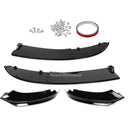 Fits 2014-2020 BMW F32 F33 F36 4 Series M Sport Front Bumper Lip Spoiler (Gloss Black)-5