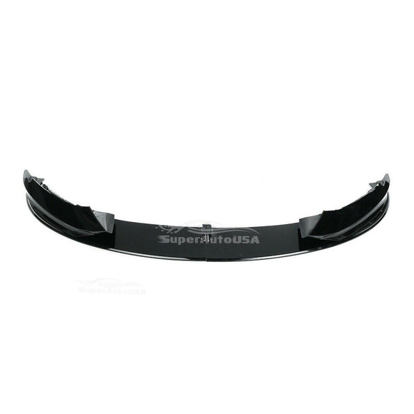 Fits 2014-2020 BMW F32 F33 F36 4 Series M Sport Front Bumper Lip Spoiler (Gloss Black)