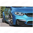 Fits 2015-20 BMW F80 M3 F82 F83 M4 CS Style Front Lip Spoilers & Splitter Kit (Gloss Black)-4